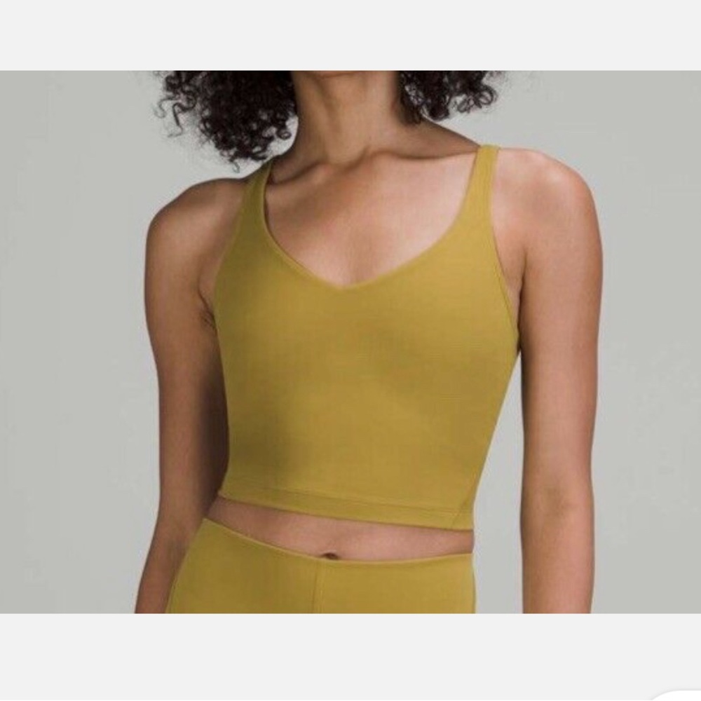 Lululemon Align tank in Auric Gold